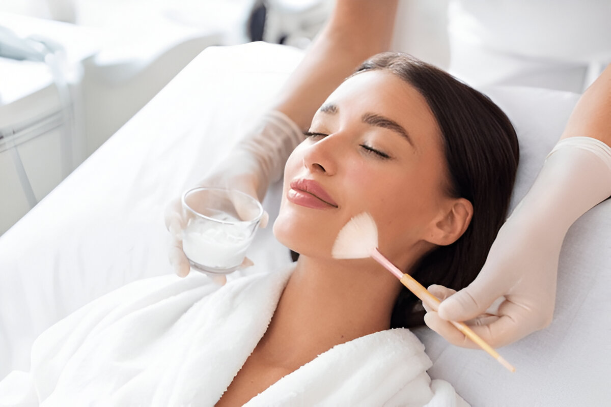 Chemical peel treatment at Evolve Skin Clinic